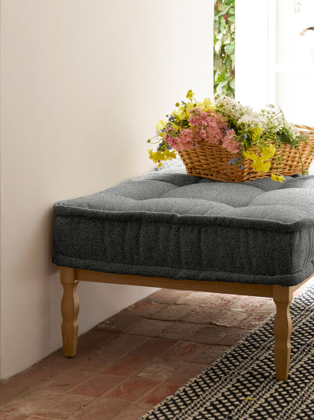 Kaia Upholstered Coffee Table/Ottoman Detail 2 - TULLABEE