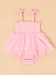 Charlotte Smocked Tutu Bubble - TULLABEE