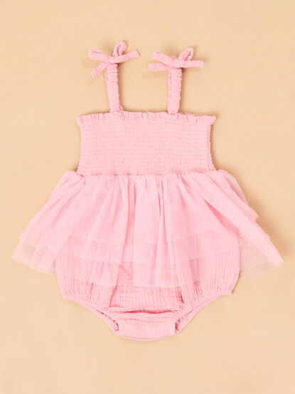 Charlotte Smocked Tutu Bubble - TULLABEE