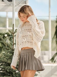 Paiton Plaid Cheer Skirt - TULLABEE