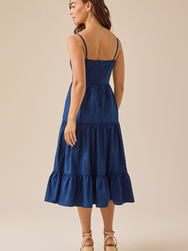 Christen Midi Dress Detail 6 - TULLABEE