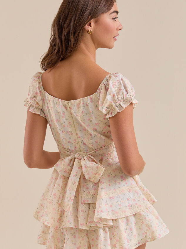 Haisley Double Layered Romper Detail 2 - TULLABEE