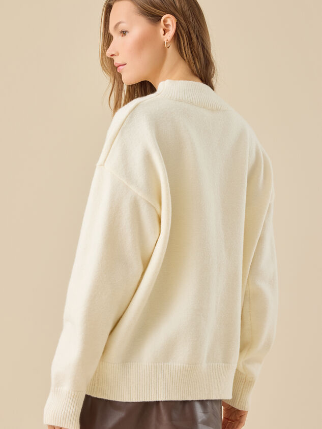 Kiara Cherry Martini Sweater Detail 5 - TULLABEE