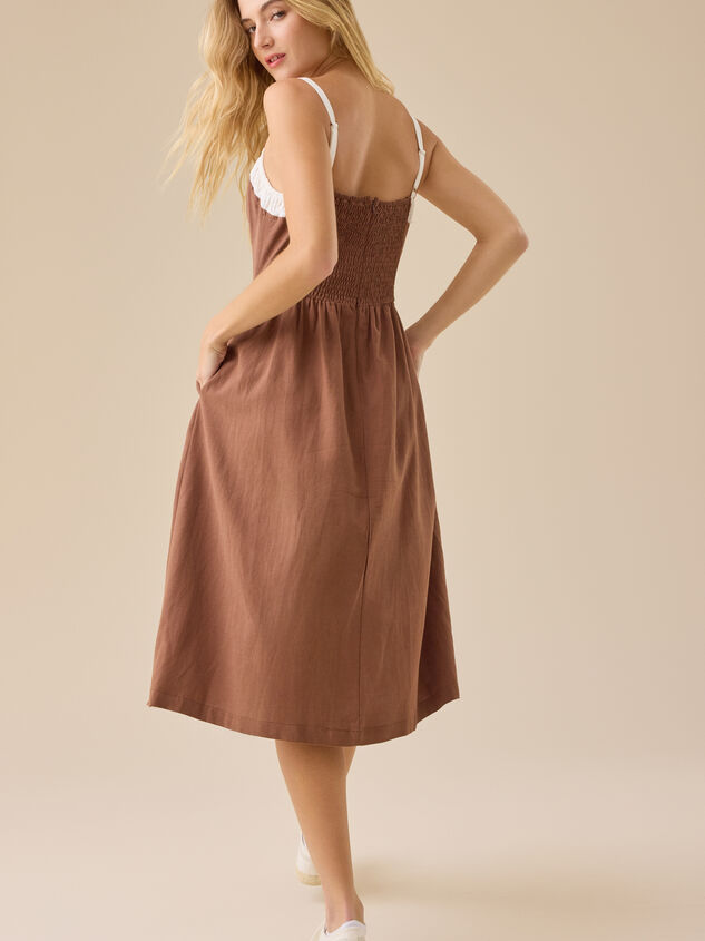 Laine Midi Dress Detail 4 - TULLABEE