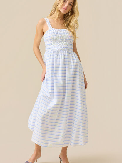 Florence Striped Maxi Dress - TULLABEE