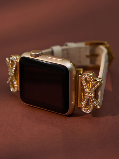 Gold Bow Watch Band - TULLABEE
