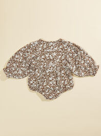 Carmine Floral Bubble Detail 3 - TULLABEE