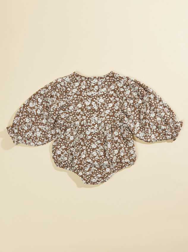 Carmine Floral Bubble Detail 3 - TULLABEE