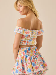 Lyra Floral Top Detail 5 - TULLABEE