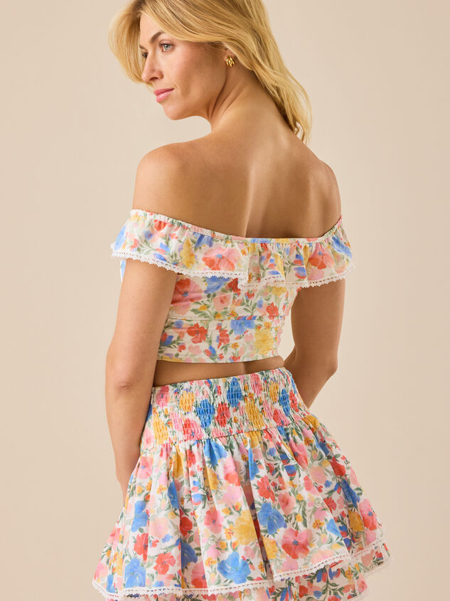 Lyra Floral Top Detail 5 - TULLABEE