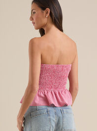Emmaline Gingham Smocked Top Detail 5 - TULLABEE