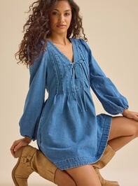 Shiloh Mini Dress Detail 6 - TULLABEE