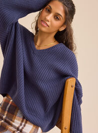 Sylvie Oversized Sweater Detail 2 - TULLABEE
