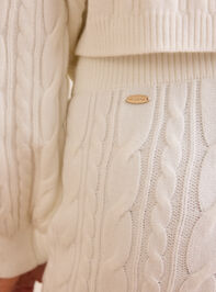 Dreamline Cable Knit Pant Detail 5 - TULLABEE