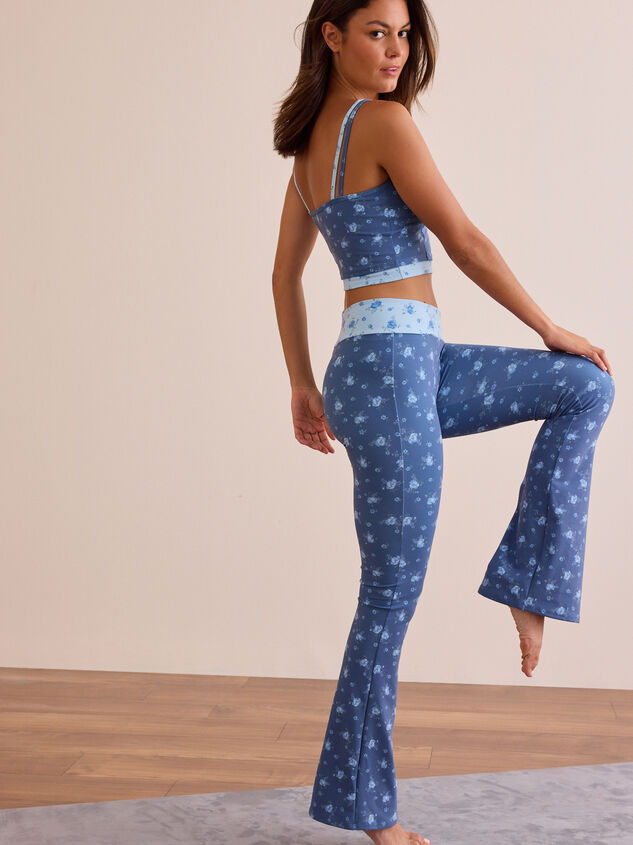 High Tide Floral Sports Bra Detail 5 - TULLABEE