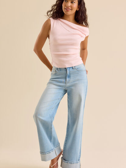 Madelyn One Shoulder Tank - TULLABEE