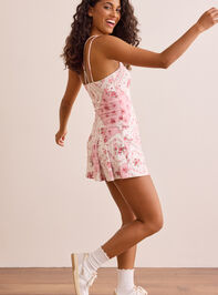 Floral Patchwork Cross Back Dress Detail 2 - TULLABEE