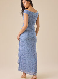 Kyla Floral Maxi Dress Detail 5 - TULLABEE