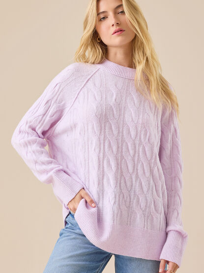 Maude Cozy Cable Sweater - TULLABEE