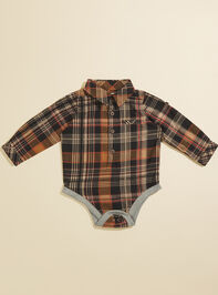 Jasper Plaid Romper by Me + Henry - TULLABEE
