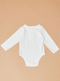 Ellisha Bow Bodysuit by Mud Pie Detail 3 - TULLABEE