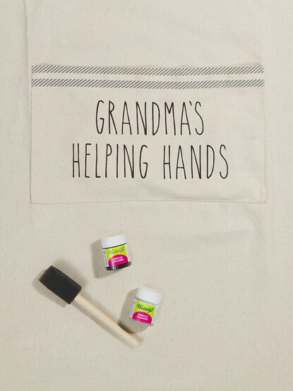 Grandma's Helping Hands Apron by Mudpie - TULLABEE