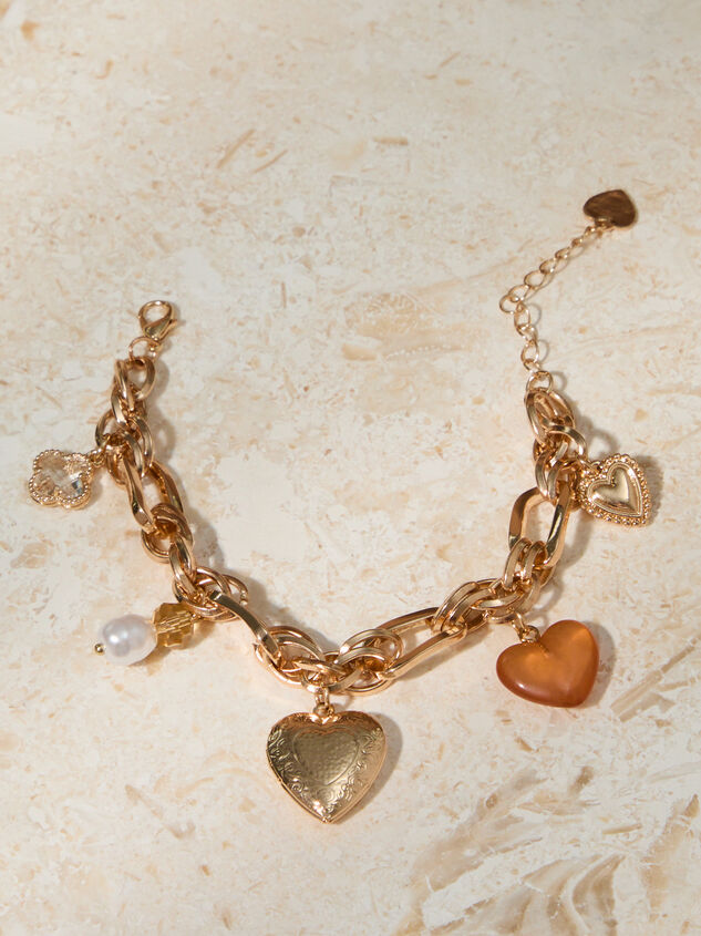 Locket Heart Charm Bracelet - TULLABEE