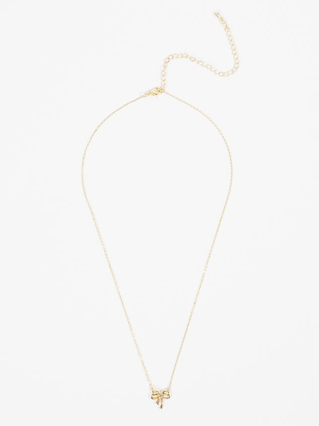 Dainty Bow Necklace - TULLABEE