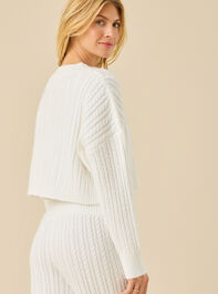 Chaya Cable Sweater Detail 5 - TULLABEE