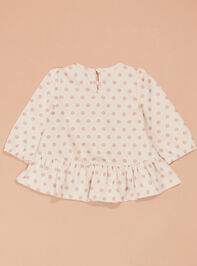 Payton Polka Dot Bow Set Detail 3 - TULLABEE