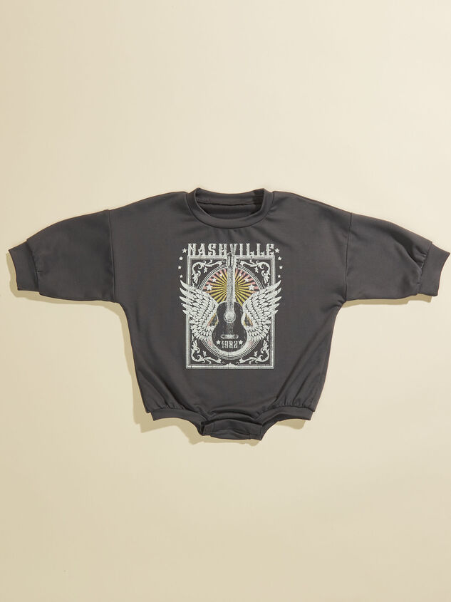 Nashville Guitar Romper Detail 2 - TULLABEE