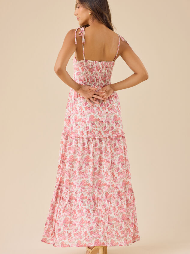 Fifi Sleeveless Floral Maxi Dress Detail 5 - TULLABEE