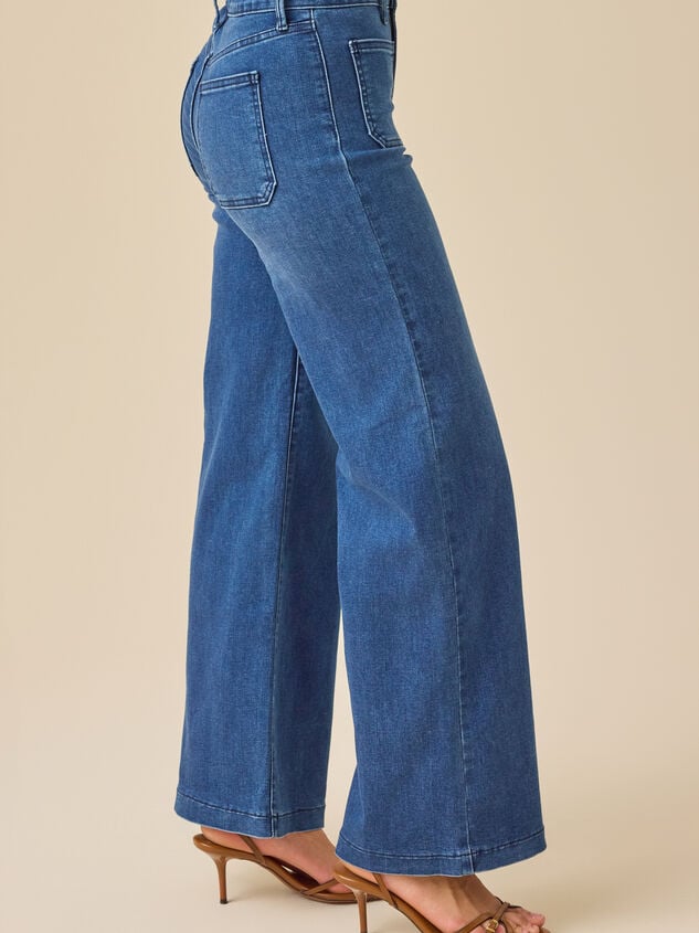 Braylee Straight Leg Jeans Detail 4 - TULLABEE