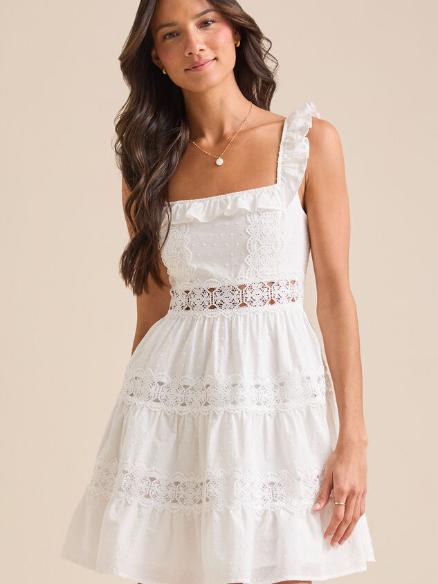 Andi Clip Dot Mini Dress - TULLABEE