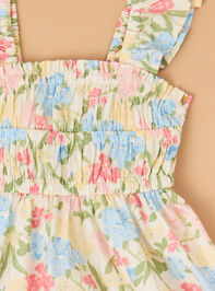 Evie Floral Baby Dress Detail 2 - TULLABEE