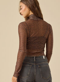 Abby Leopard Mesh Top Detail 7 - TULLABEE