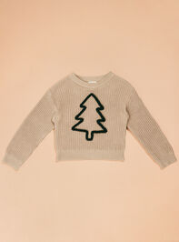 Evergreen Knit Sweater Detail 2 - TULLABEE