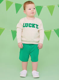 Riley Lucky Patch Sweatshirt - TULLABEE