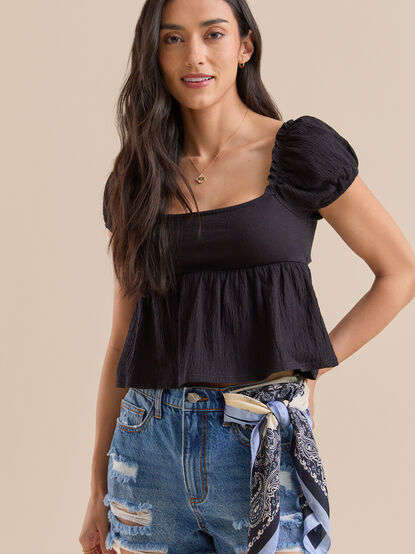 Carter Babydoll Top - TULLABEE