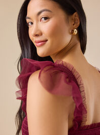 Kenna Tulle Maxi Dress Detail 6 - TULLABEE