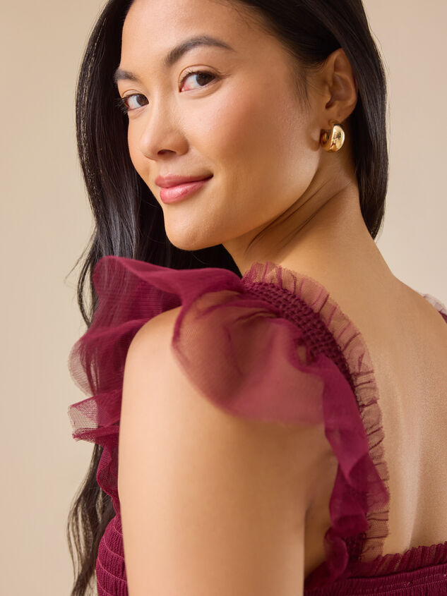 Kenna Tulle Maxi Dress Detail 6 - TULLABEE