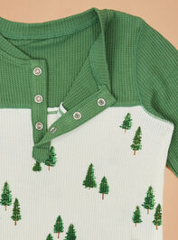 Tate Tiny Forest Romper Detail 3 - TULLABEE