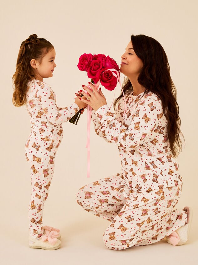 Beary Much Love Mama Pajamas Detail 4 - TULLABEE