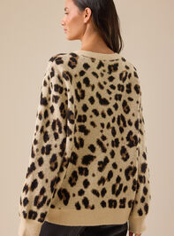Avril Leopard Sweater Detail 5 - TULLABEE