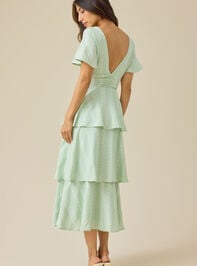 Annie Embroidered Maxi Dress Detail 4 - TULLABEE