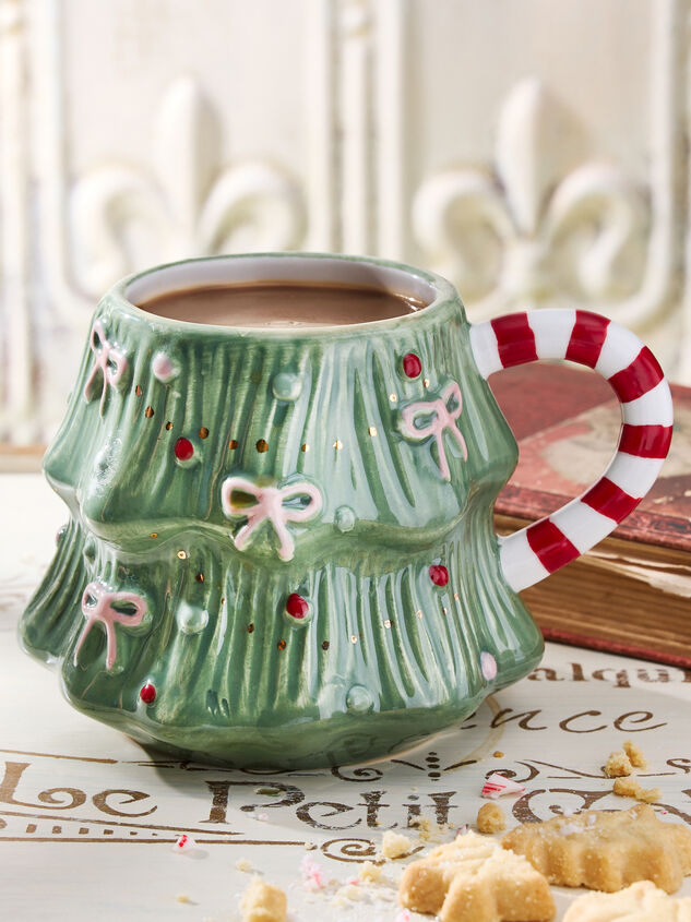 Christmas Tree Bow Mug - TULLABEE