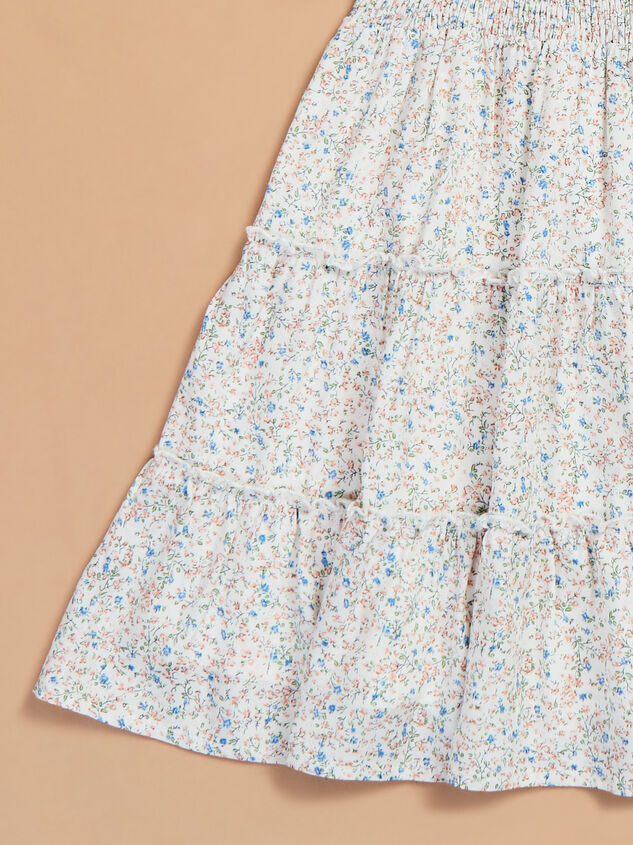 Adaline Floral Mini Dress Detail 3 - TULLABEE