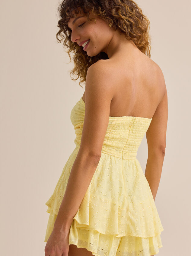 Honey Strapless Romper Detail 4 - TULLABEE