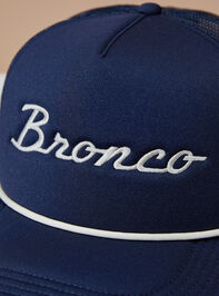 Classic Bronco Rope Trucker Hat Detail 2 - TULLABEE