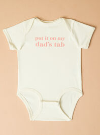 Put it on Dads Tab Bodysuit - TULLABEE